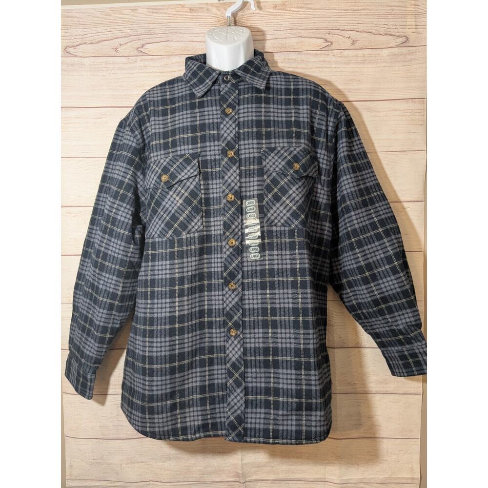 Levis Mens Shirt Jacket Size L Light Insulated Excellent Condition With Tag